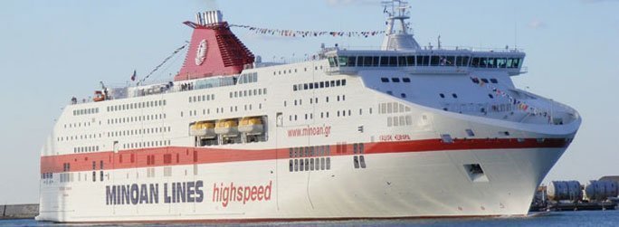 Cruise Europa Schiff von Minoan Lines