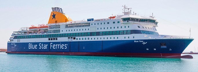 Blue Star Patmos Schiff von Blue Star Ferries