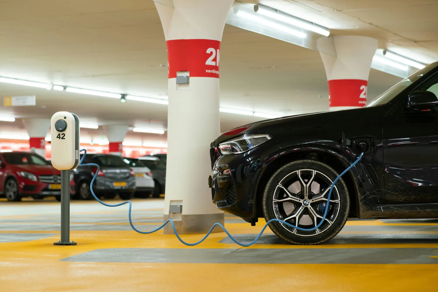 Aufladen des Autos